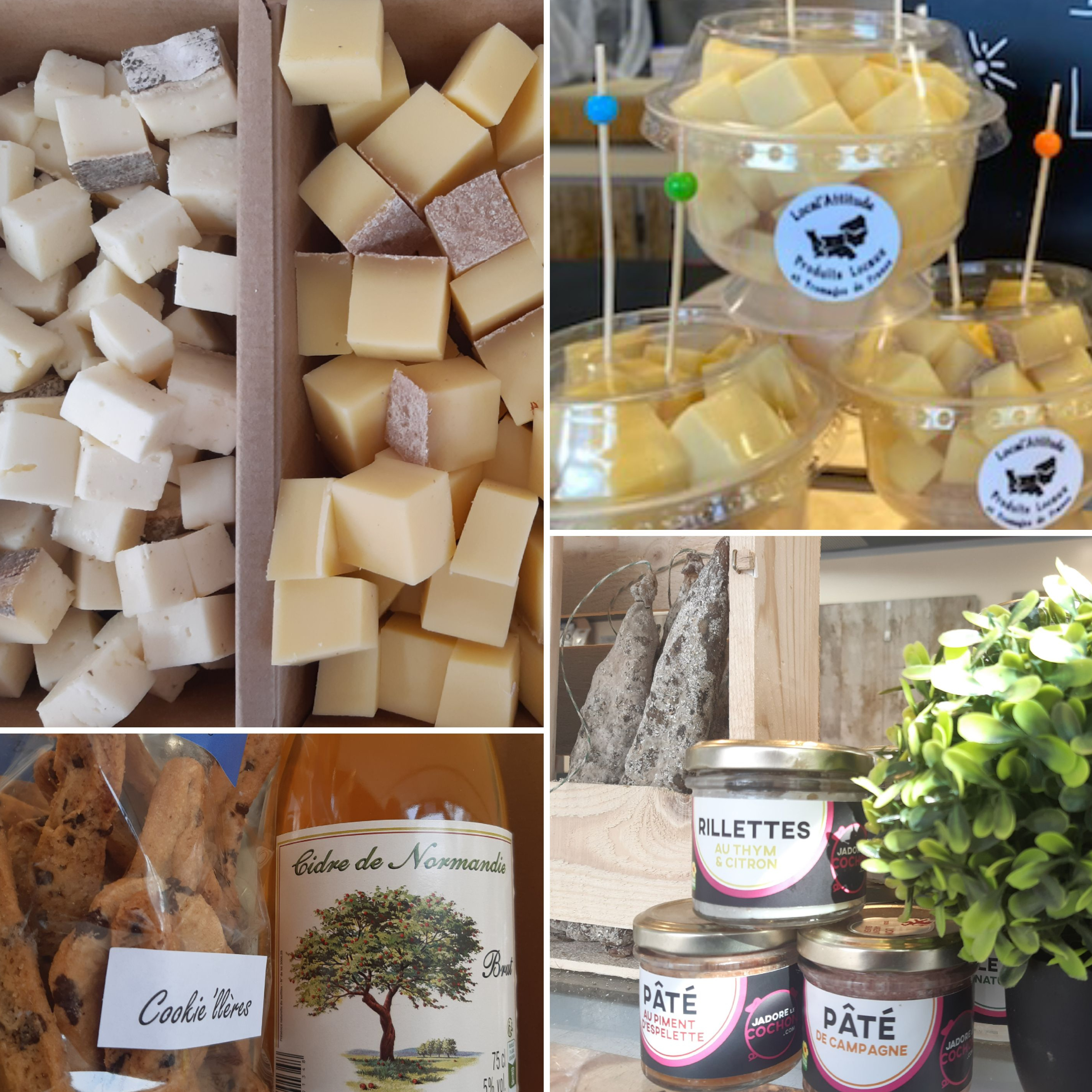 Plateau de fromages variés